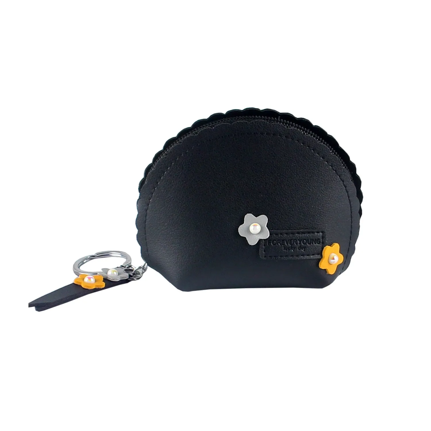 Women's Clutch Fan Simple One-piece Zipper Purses
