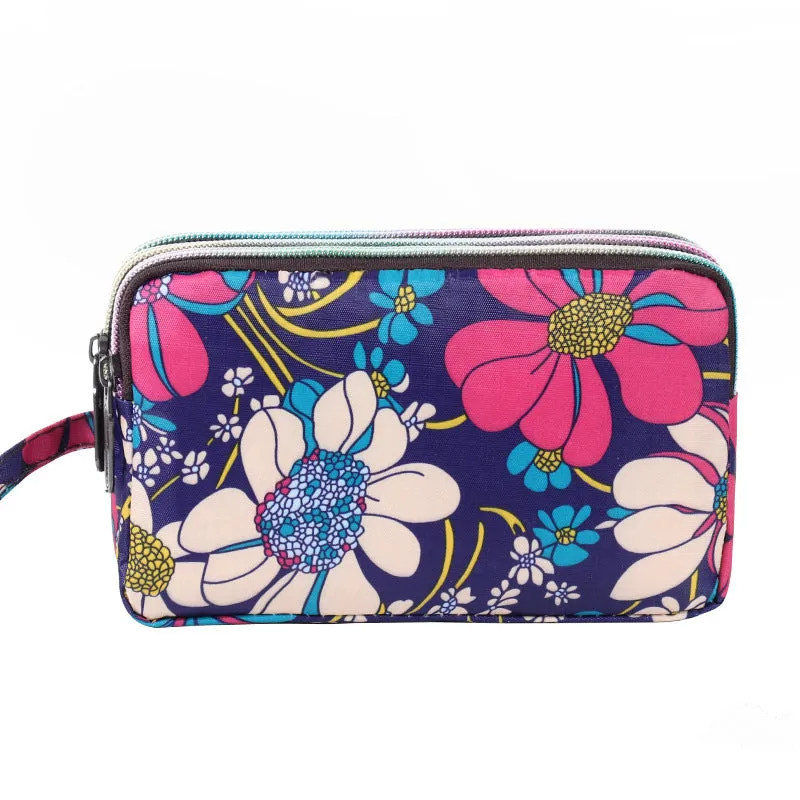 Women's Long Mobile Clutch Fabric Hand Coin Purses