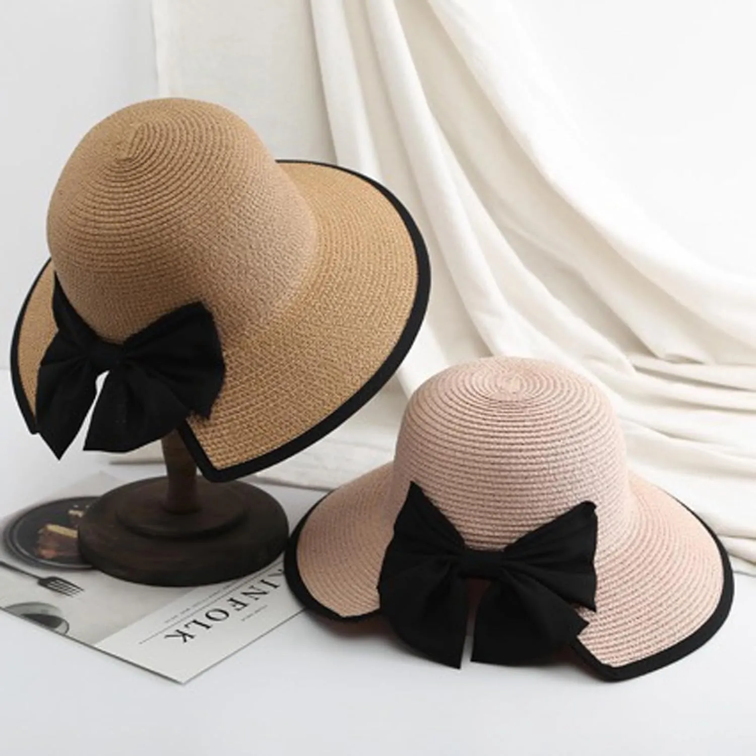 Womens Mens Wide Brim Straw Panama Hat Beach Sun Hat Summer Wide Brim Straw Roll up Hat Fisherman's UPF 50