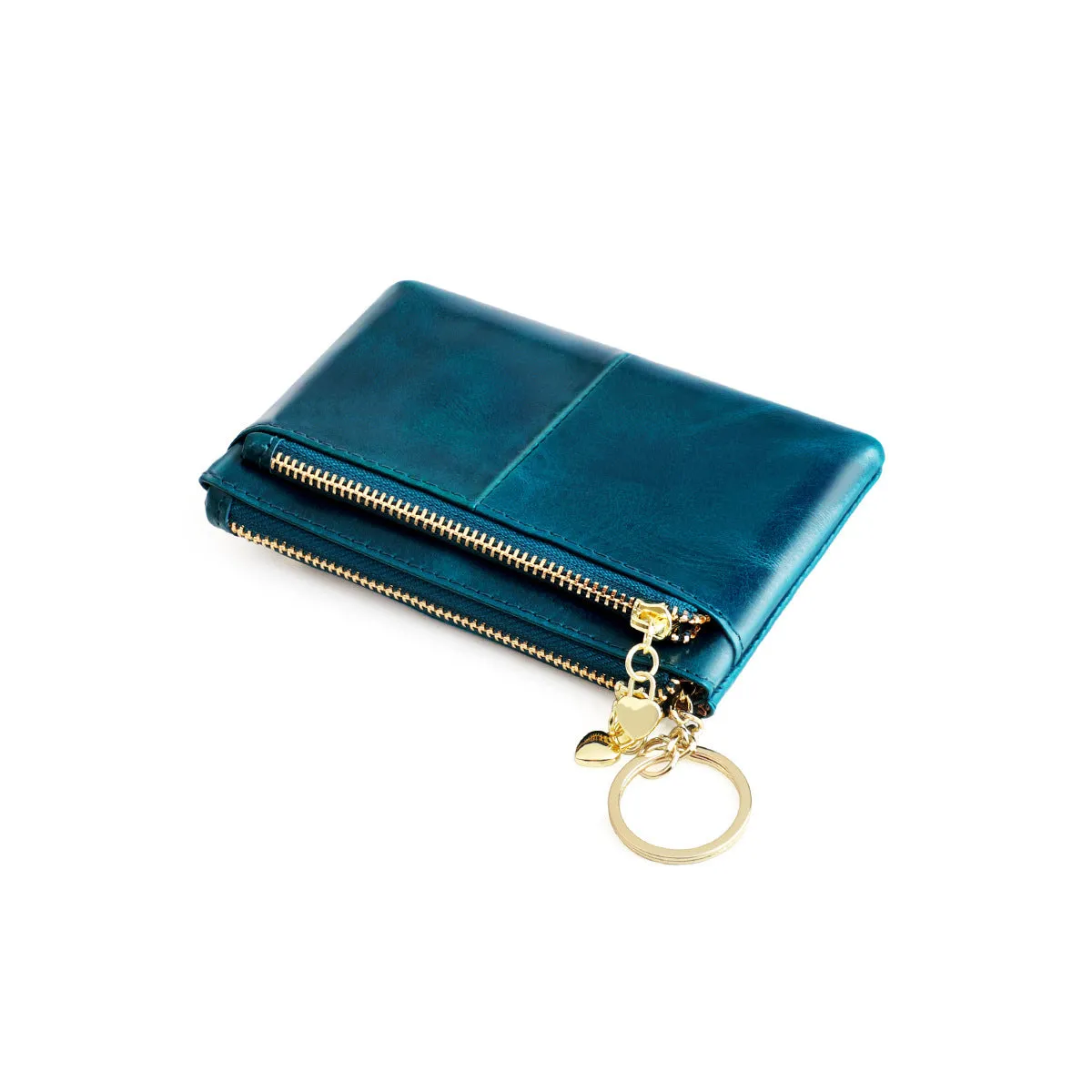 Women's Oil Wax Leather Fashion Clutch Bags