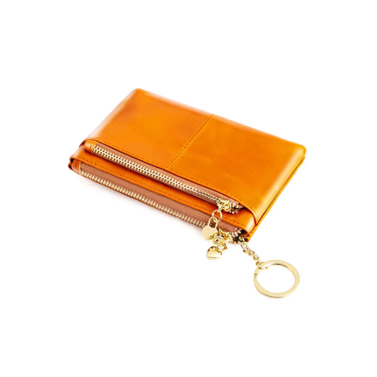 Women's Oil Wax Leather Fashion Clutch Bags