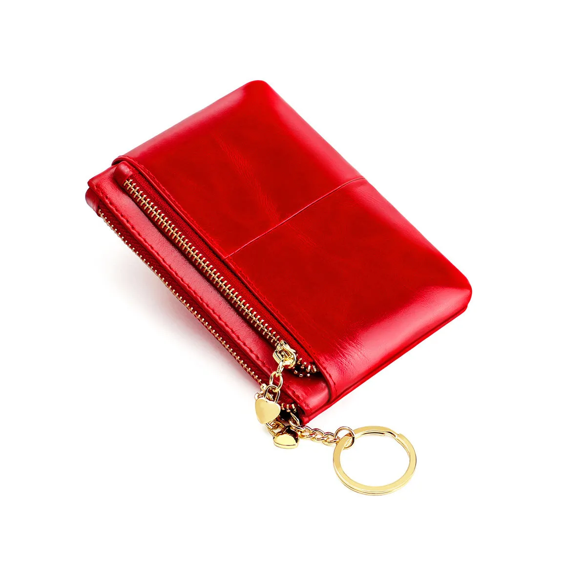Women's Oil Wax Leather Fashion Clutch Bags