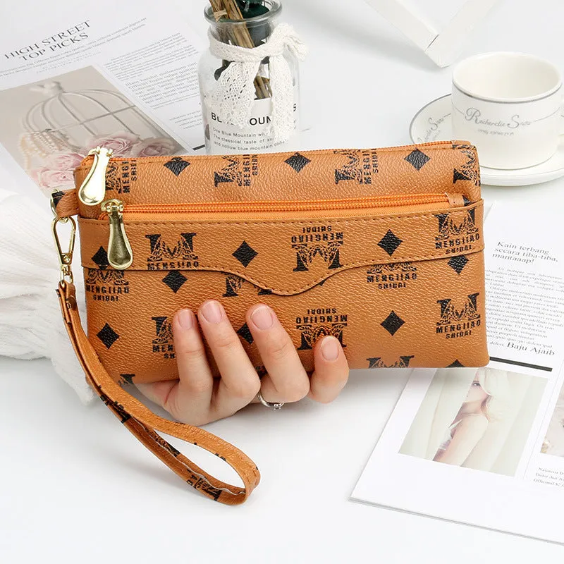Women's Pouch Trendy Mobile Clutch Fashion Korean Purses