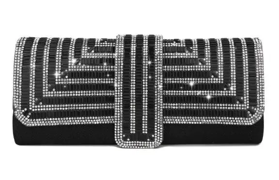 Women's Rhinestone Clutch Purses Evening Bags Sparkling Glitter Formal Party Wedding Cocktail Prom Bags with Chain