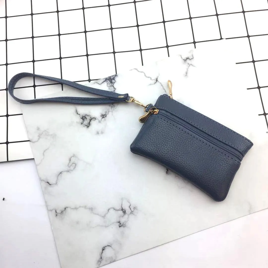 Women's Soft Leather Clutch Long Large Capacity Coin Purses