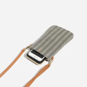 Women's Summer Beach Woven Vertical Mobile Straw Bags