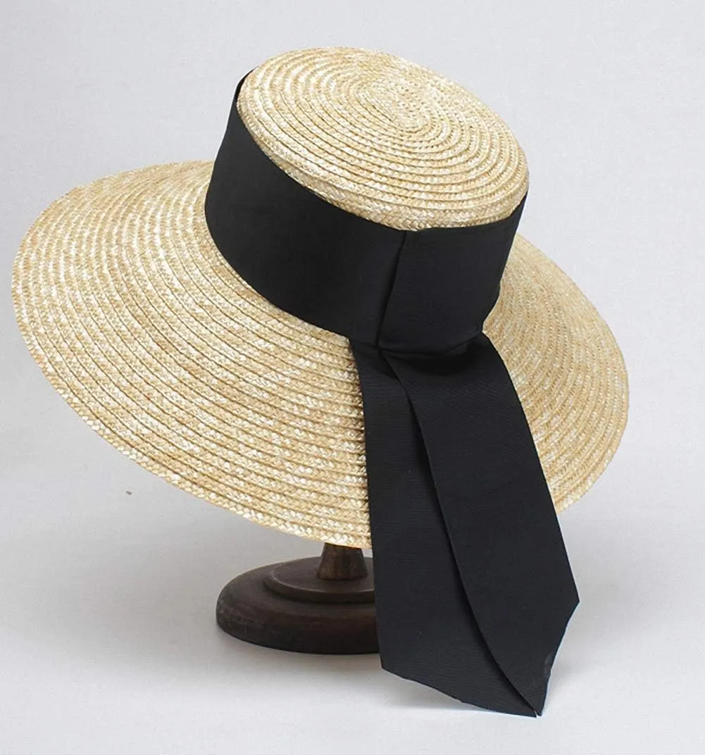 Women's Wide Brim Braided Sun Hat UPF 50  Sun Protection Floppy Summer Beach Cap Straw Hat