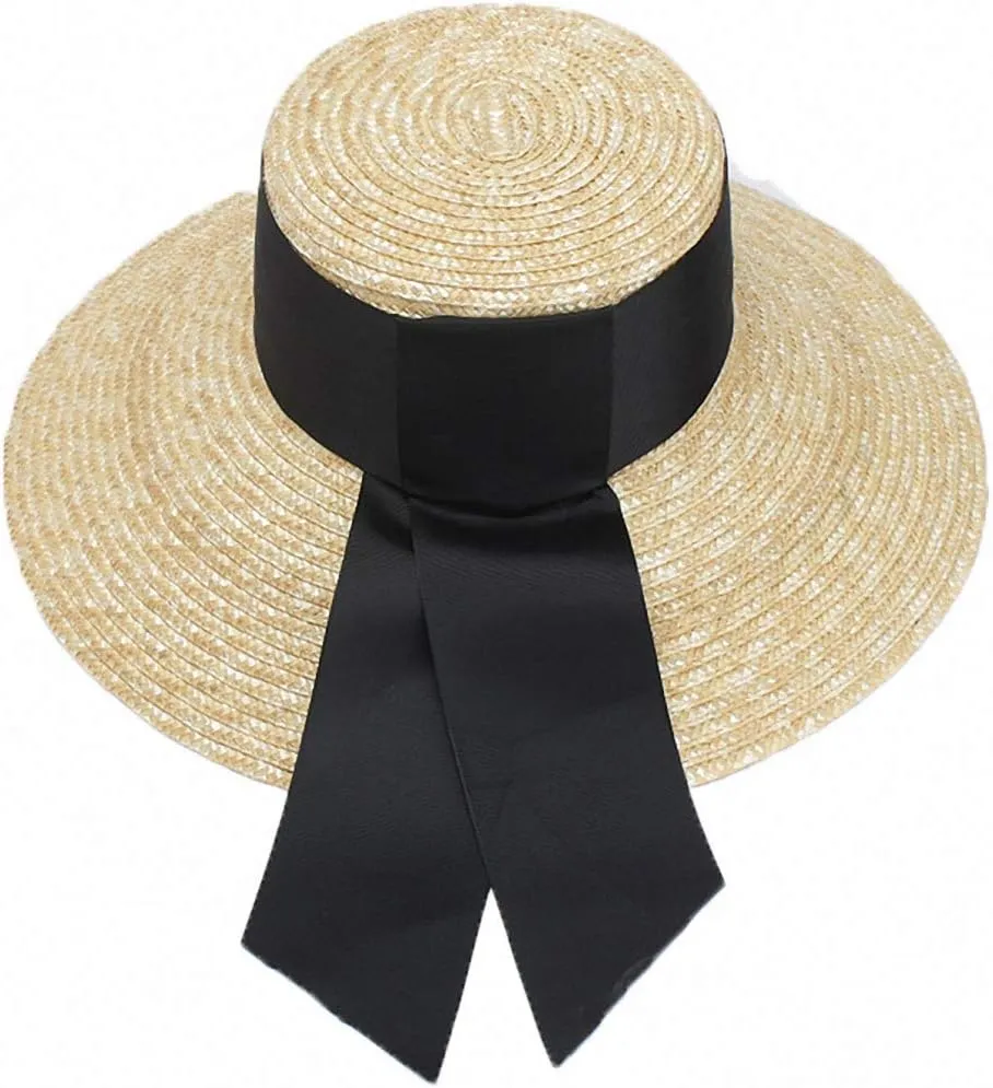 Women's Wide Brim Braided Sun Hat UPF 50  Sun Protection Floppy Summer Beach Cap Straw Hat