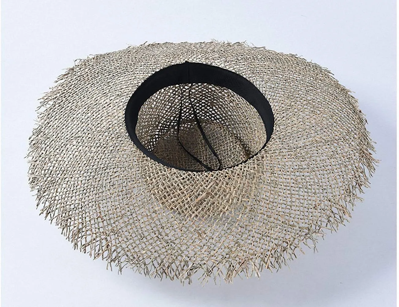 Women's Wide Brim Braided Sun Hat UPF 50  Sun Protection Floppy Summer Beach Cap Straw Hat