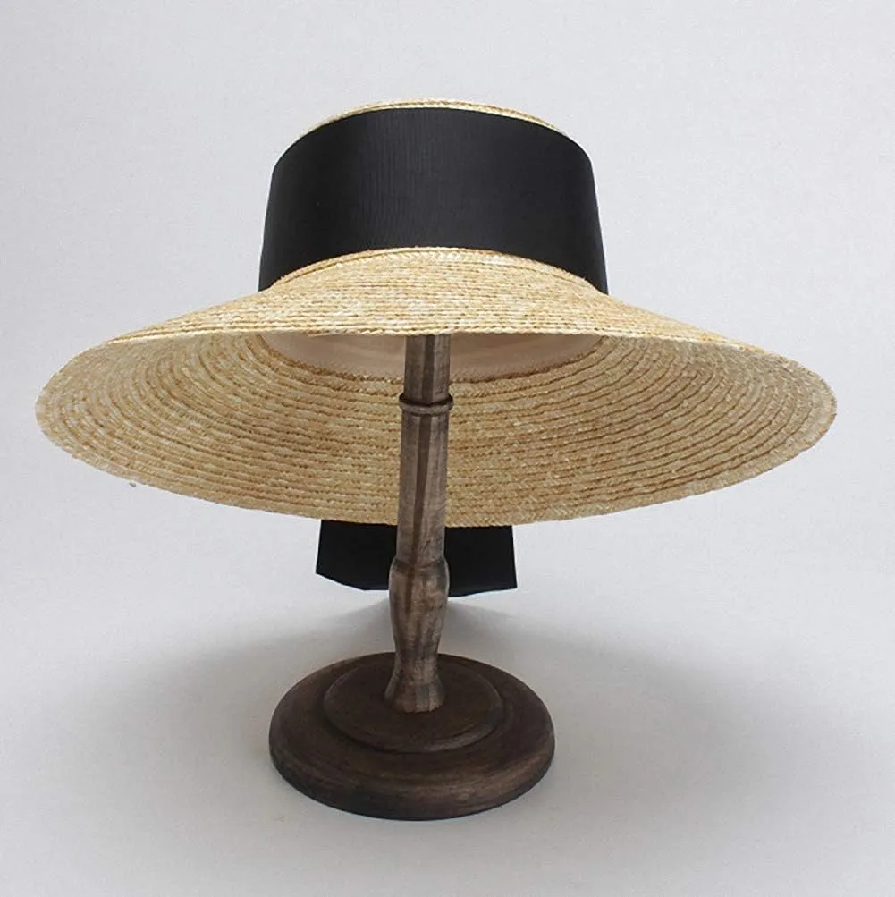 Women's Wide Brim Braided Sun Hat UPF 50  Sun Protection Floppy Summer Beach Cap Straw Hat