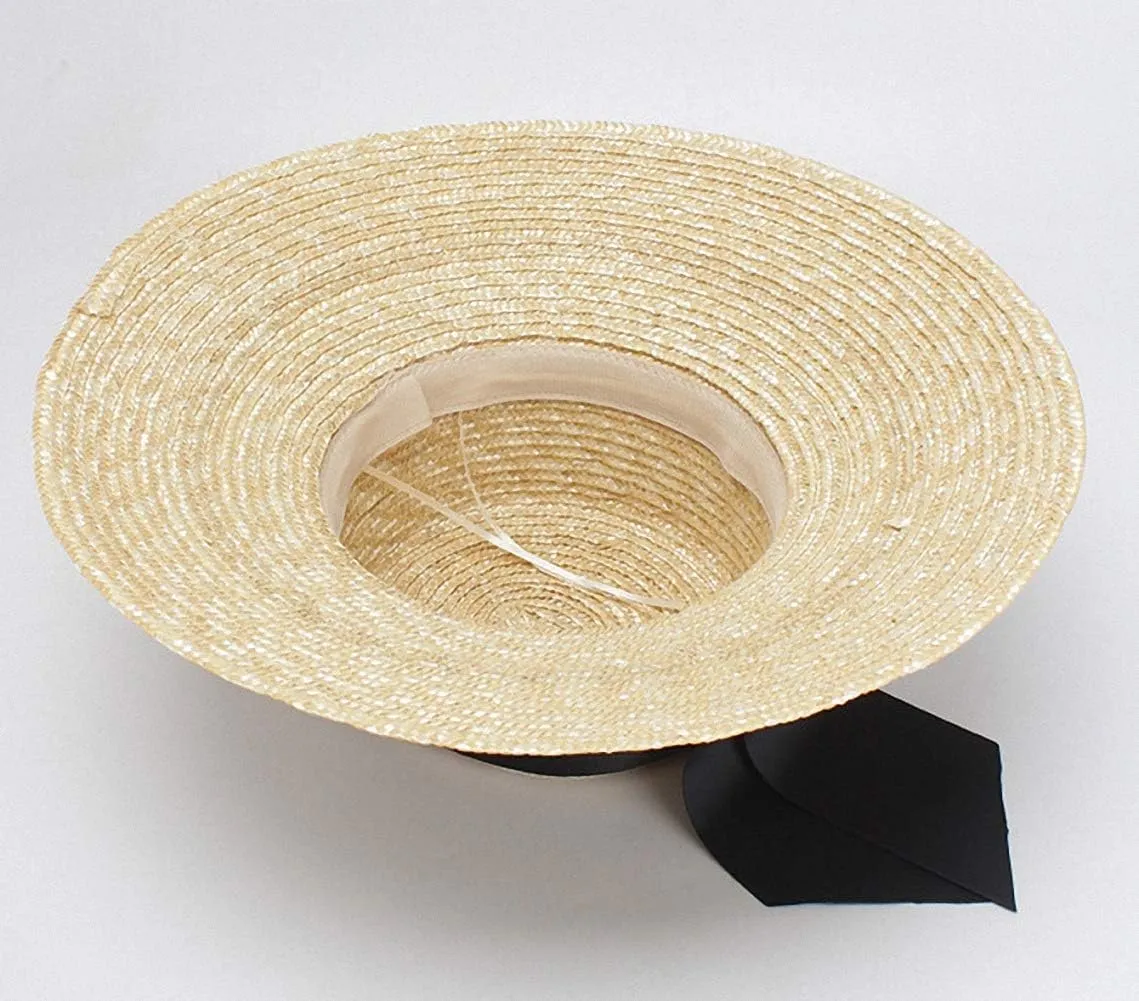 Women's Wide Brim Braided Sun Hat UPF 50  Sun Protection Floppy Summer Beach Cap Straw Hat