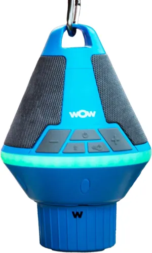 WOW Sports - Blue WOW-Sound Buoy Bluetooth Speaker - Waterproof, Shockproof Speaker - Portable Pool Speaker
