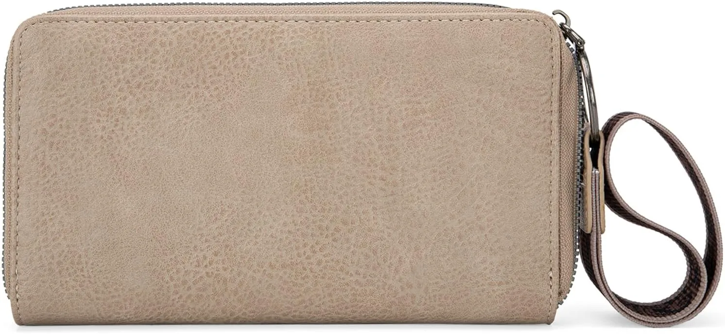 Wrangler Wristlet Western Wallet for Women Floral Tooled Clutch Boot Stitch Bifold Wallet with Card Holder