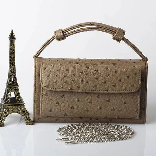XMESSUN High Quality PU Leather Clutch Crossbody Bag for Women Gold Luxury Serpentine Clutch Purse Messenger Bags Girls 2024