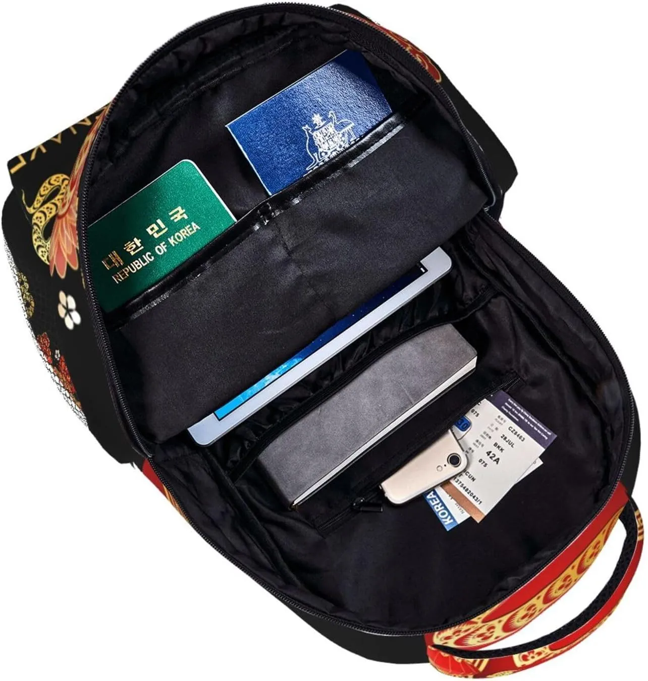 Year Of The Snake 2025 New Year Backpacks 15 Inch Laptop Backpack Multipurpose Double Shoulder Bag For Men Women Gifts
