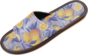 Yellow Oranges Purple Men Women's Shower Slippers Reusable Anti-slip Sandals for Travel Outdoor Indoor