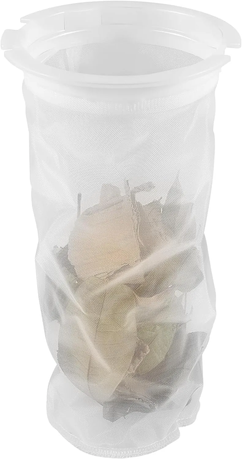 Yoursme Fine Mesh Bag Replacement for Paramount Pool Skimmer Basket Screen | 600 Micron Mesh Bag for Paraskim, EDC, and DDC Debris Canisters | Replaces for 004152451700, 004-152-451-700