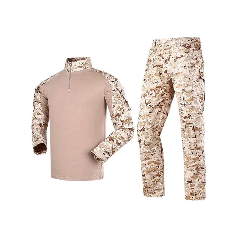 YUSHOW Military Uniforms for Men Tactical Combat Shirt and Pants