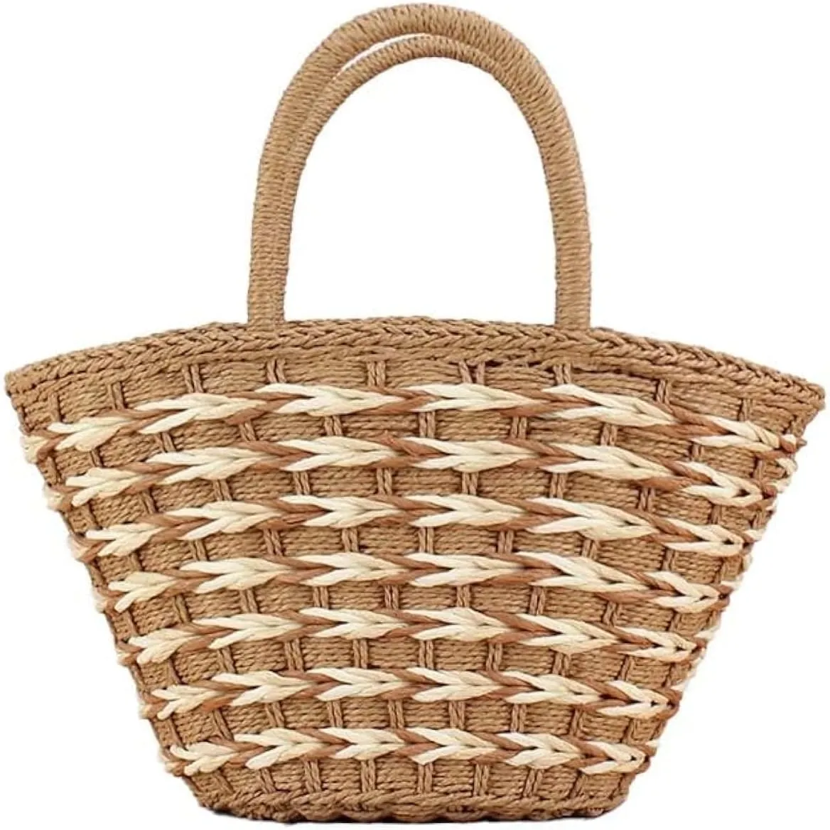 YYW Straw Handbag Clutch Chic Envelop Woven Beach Bag Natural Rattan Straw Bag Summer Straw Clutch for Travel