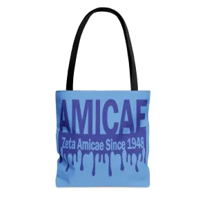 Zeta Amicae "Drip" Tote Bag